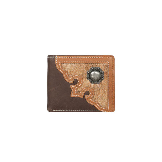 MWS-W025CF - Men's Genuine Hair-On Leather Collection Wallet