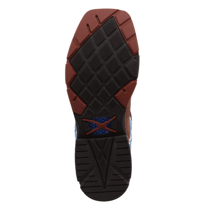 Load image into Gallery viewer, MXB0001 - Twisted X Men's Burgundy &amp; Sky Blue Work/Western Boot
