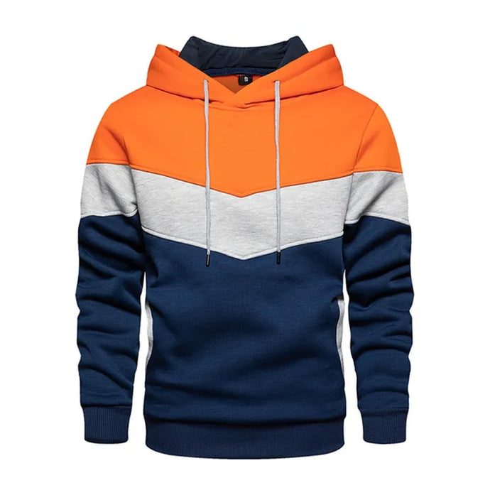NIHSWST5 - Men's Orange/Grey/Blue Sweatshirt