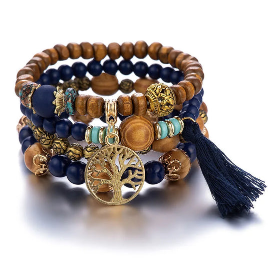 NIHBC28 - Tree Of Life Beaded Bracelet