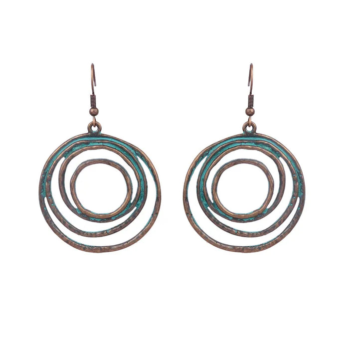 NIHER65 - Kaleidoscope Circular Earrings