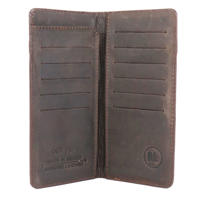 Load image into Gallery viewer, OUT204 - OUTLAW Rodeo Wallet with Leather Logo Patch
