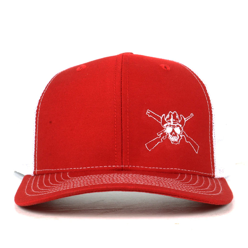Load image into Gallery viewer, OUT5002 - Red/White Embroidered Cap
