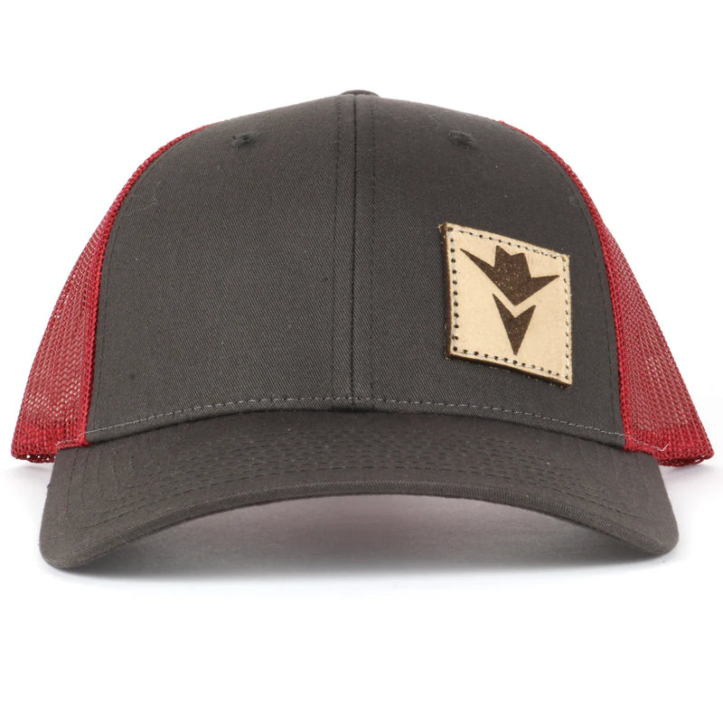 Load image into Gallery viewer, OUT5019 - Coffee/Claret OUTLAW Minimalist Logo Leather Patch
