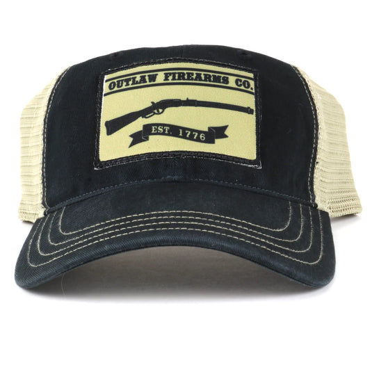 OUT5028 - Black/Khaki Outlaw Firearms Co. Cap