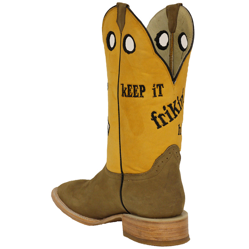 Load image into Gallery viewer, OUT8000 - RockinLeather Men&#39;s Outlaw &quot;Yellow&quot; Western Boot
