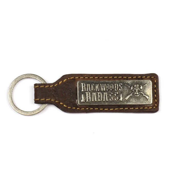 OUTKC03 - Outlaw Brown Bull Shoulder Backwoods Badass Keychain