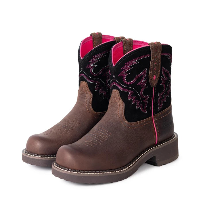 Load image into Gallery viewer, PLT303605 - Palitutu Women's Full Grain Leather Embroidered Round Toe Western Boots
