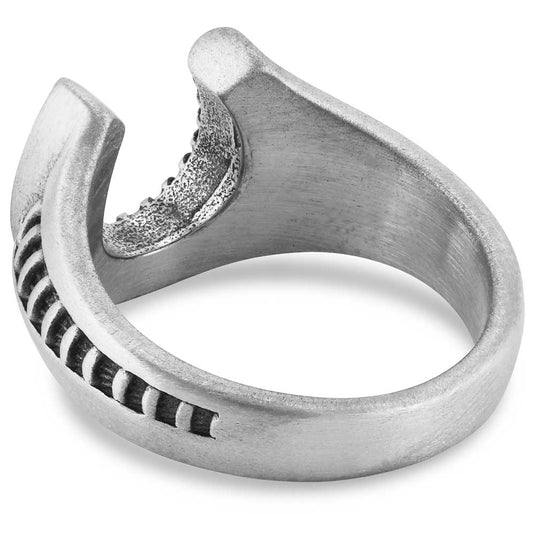 RG5541 - Montana Silversmiths Striking Edge Lucky Horseshoe Ring