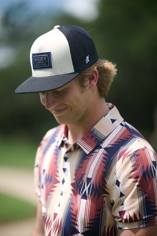 2502T-TNBK - Hooey "Doc" Hat Tan/Black w/Rectangle Patch