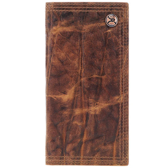 RW013-BR - Hooey "Prime Time" Smooth Brown Rodeo Wallet