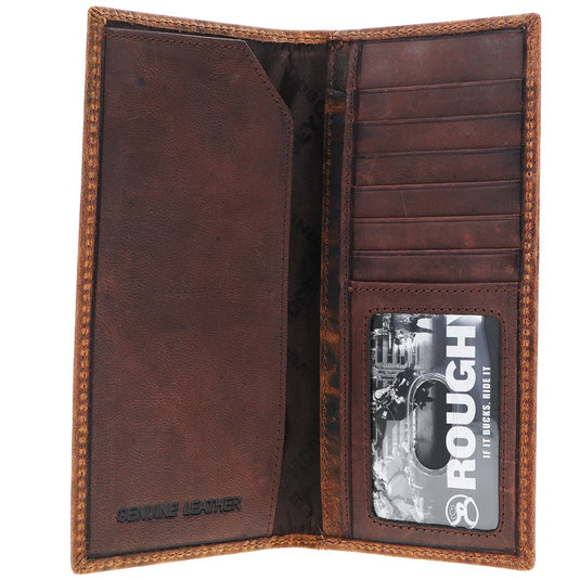 RW013-BR - Hooey "Prime Time" Smooth Brown Rodeo Wallet
