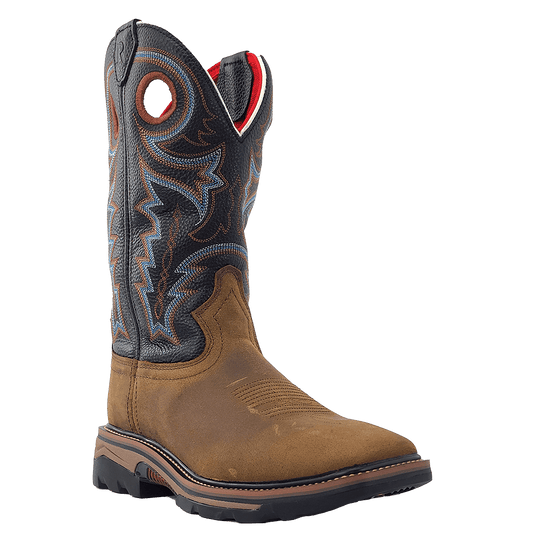 RW 1012 STWP - R. Watson Coffee Distressed Buffalo Steel Toe Waterproof Work Boots