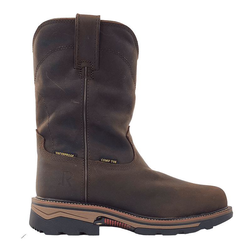 Load image into Gallery viewer, RW 1022 WP - R. Watson Dark Earth Cowhide Waterproof Work Boots
