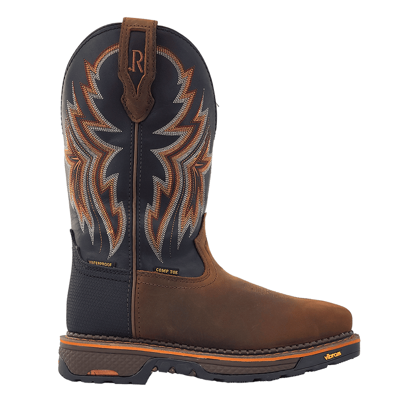 Load image into Gallery viewer, RW 1204 CTWP - R. Watson Peanut Cowhide Composite Toe Waterproof Work Boots W/Vibram Outsole
