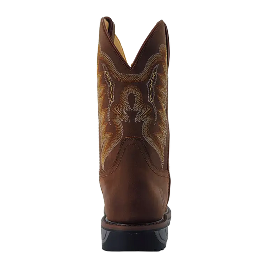RW 1804 ST - R. Watson Men’s 11 " Cowhide Wide Square Steel Toe Work Boot