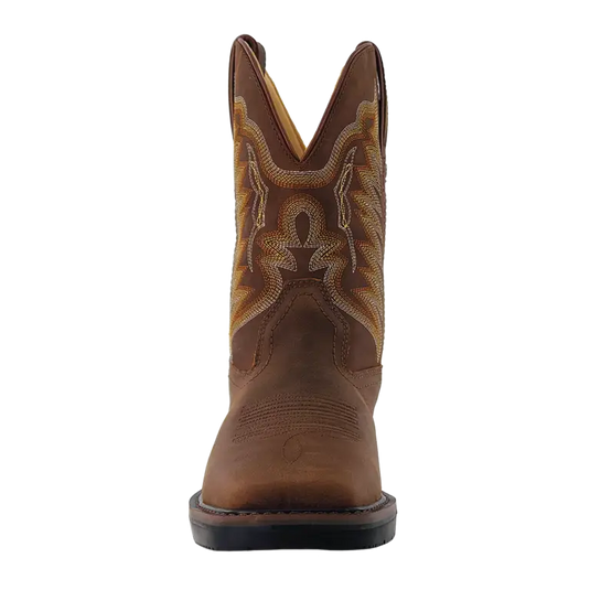 RW 1804 ST - R. Watson Men’s 11 " Cowhide Wide Square Steel Toe Work Boot
