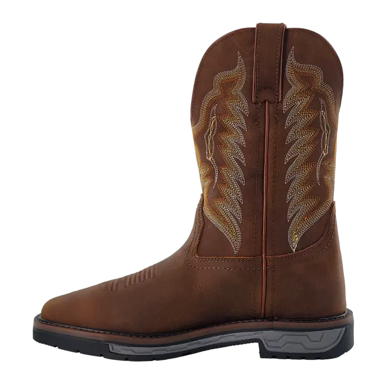 Load image into Gallery viewer, RW 1804 ST - R. Watson Men’s 11 " Cowhide Wide Square Steel Toe Work Boot
