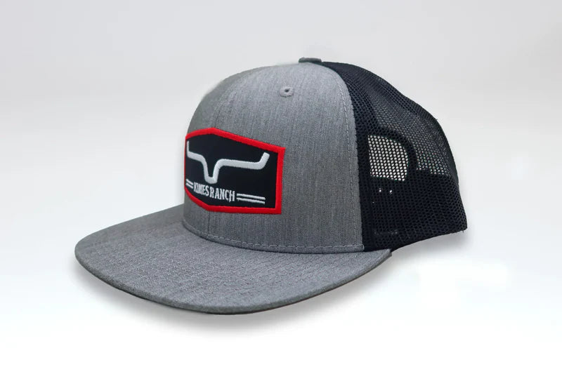 Load image into Gallery viewer, KM14 - Kimes Ranch Replay Trucker Hat - Grey
