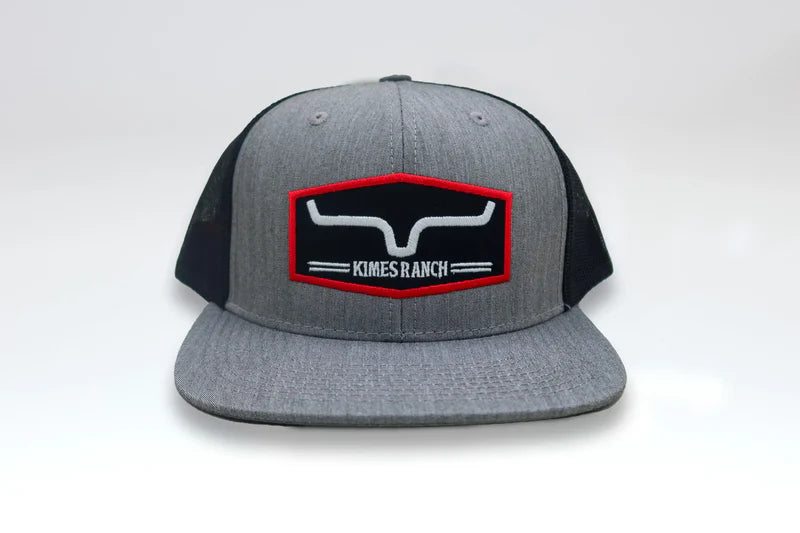 Load image into Gallery viewer, KM14 - Kimes Ranch Replay Trucker Hat - Grey
