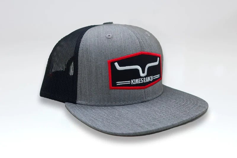 Load image into Gallery viewer, KM14 - Kimes Ranch Replay Trucker Hat - Grey
