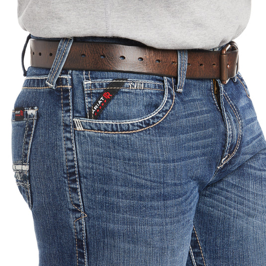 10034625 - Ariat Men's FR M7 Slim DuraStretch Adkins Stackable Straight Leg Jean