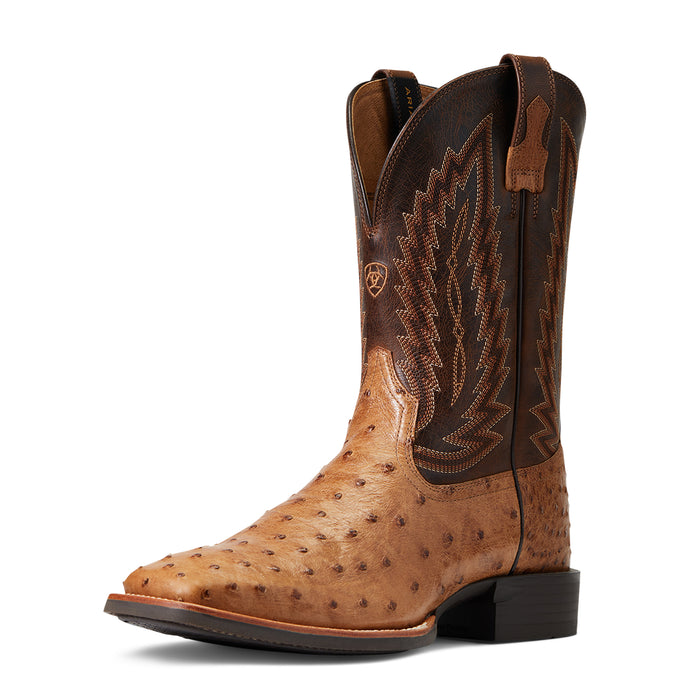 10040281 - Ariat Men's Quantum Primo Full Quill Ostrich Cowboy Boot