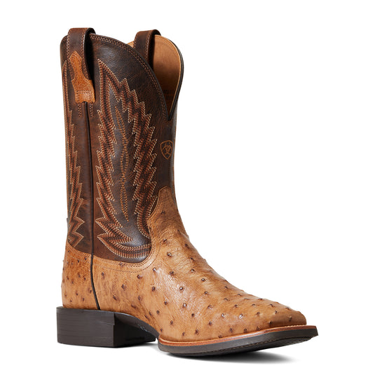10040281 - Ariat Men's Quantum Primo Full Quill Ostrich Cowboy Boot