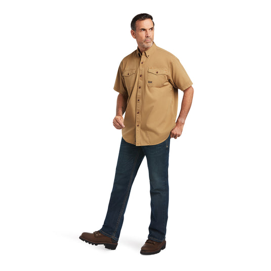 10039483 - Ariat Men's Rebar Washed Twill Work Shirt