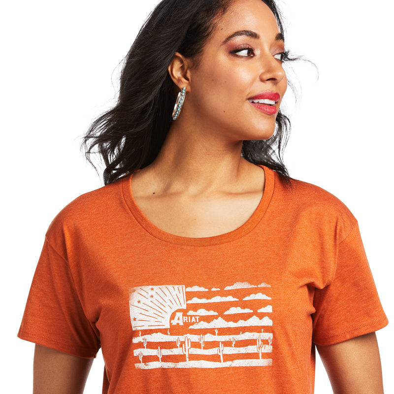 Load image into Gallery viewer, 10039972 - Ariat Women&#39;s Desert Flag T-Shirt
