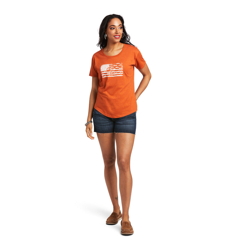 Load image into Gallery viewer, 10039972 - Ariat Women&#39;s Desert Flag T-Shirt
