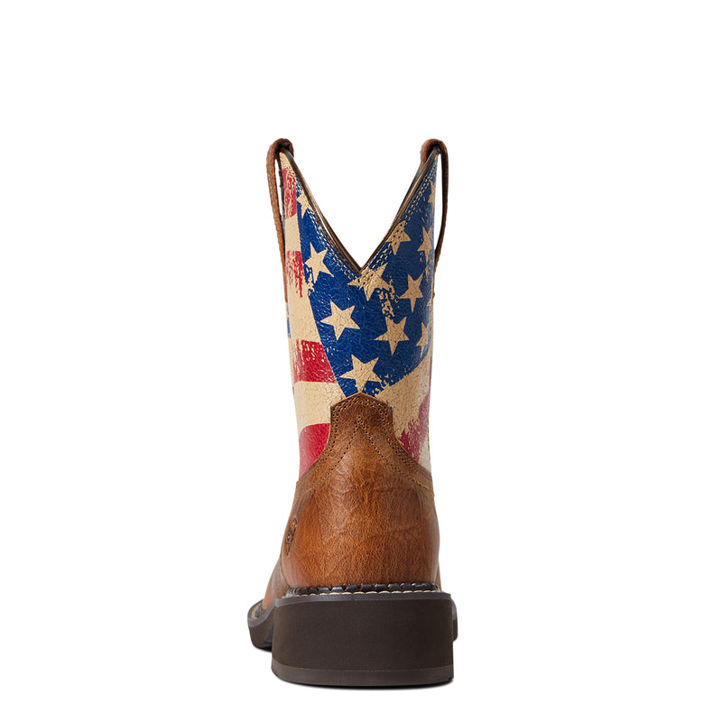 Load image into Gallery viewer, 10040269 - Ariat Women&#39;s Fatbaby Heritage Patriot Western Boot
