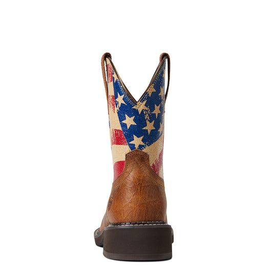 10040269 - Ariat Women's Fatbaby Heritage Patriot Western Boot