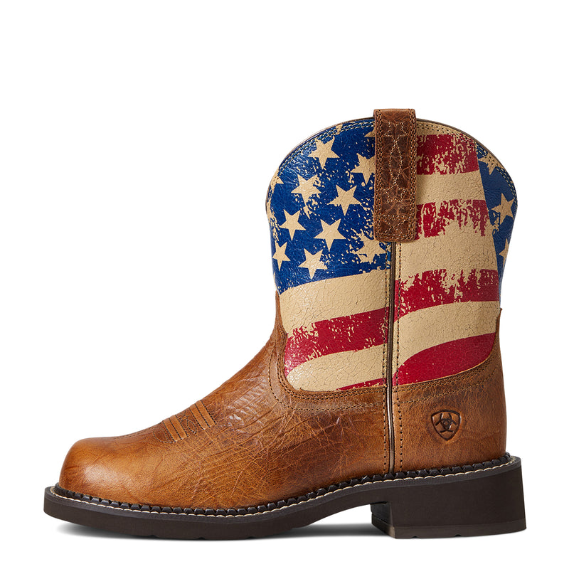 Load image into Gallery viewer, 10040269 - Ariat Women&#39;s Fatbaby Heritage Patriot Western Boot
