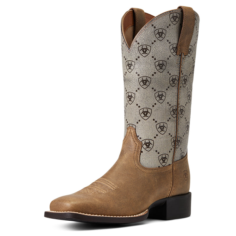 Load image into Gallery viewer, 10040362 - Ariat Women&#39;s Round Up Wide Square Toe Western Boot
