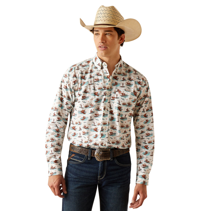 Load image into Gallery viewer, 10044019 - Ariat Wrinkle Resist  Stretch Classic Fit Shirt
