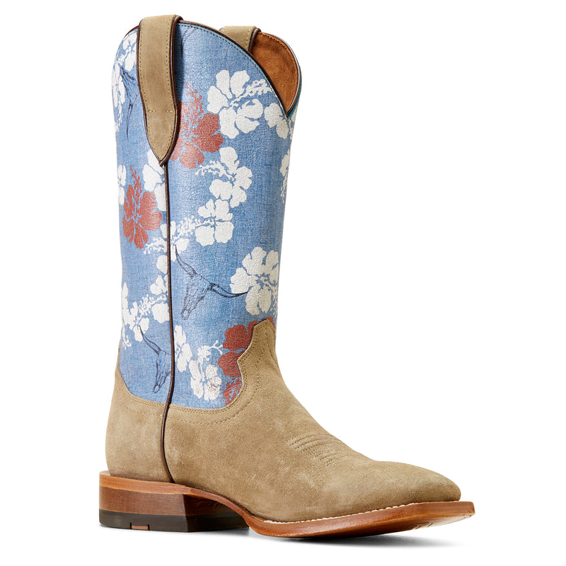 Load image into Gallery viewer, 10044509 - Ariat Men's Frontier Western Aloha Wide Square Toe Cowboy Boot
