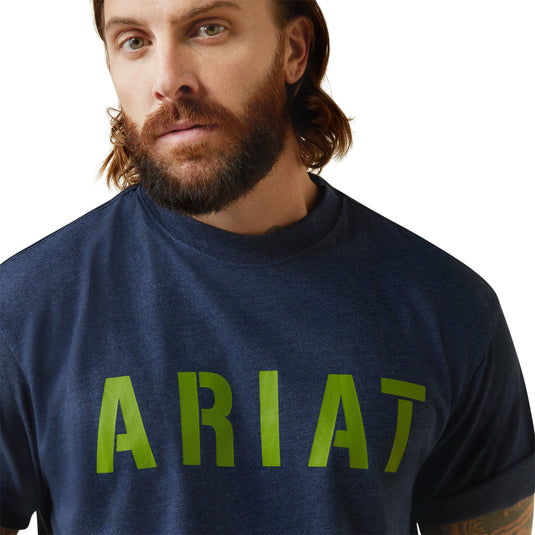 10043607 - Ariat Rebar Cotton Strong Block T-Shirt