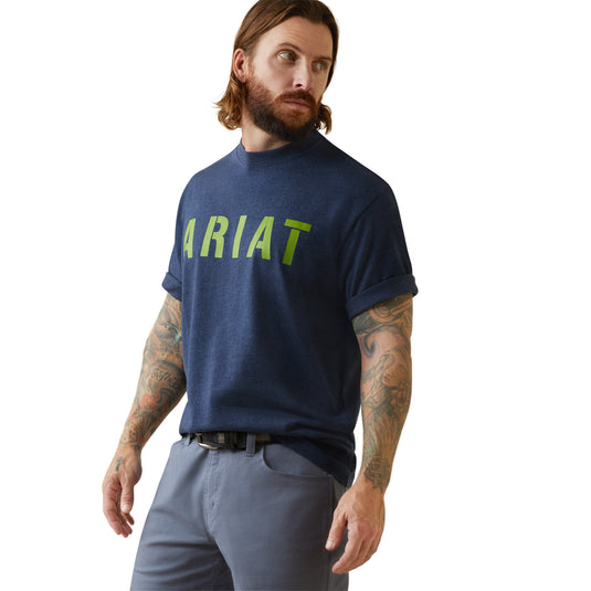 10043607 - Ariat Rebar Cotton Strong Block T-Shirt
