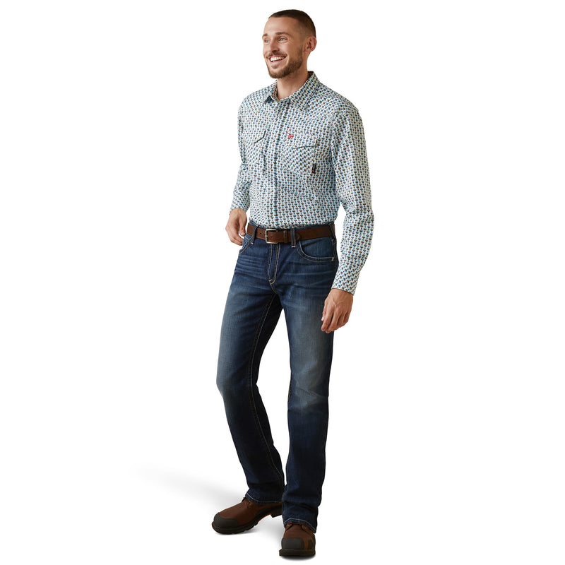Load image into Gallery viewer, 10043751 - Ariat Men&#39;s FR Dillinger Retro Fit Snap Work Shirt
