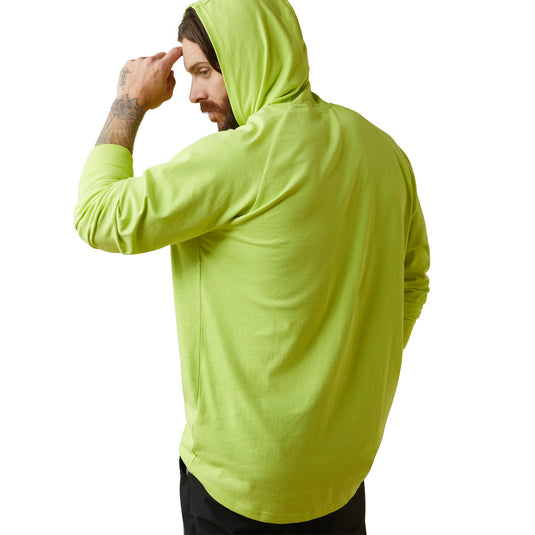10043824 - Ariat Men's Rebar Cotton Strong Hooded T-Shirt
