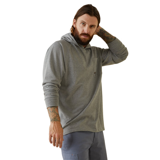 10043826 - Ariat Men's Rebar Cotton Strong Hooded T-Shirt