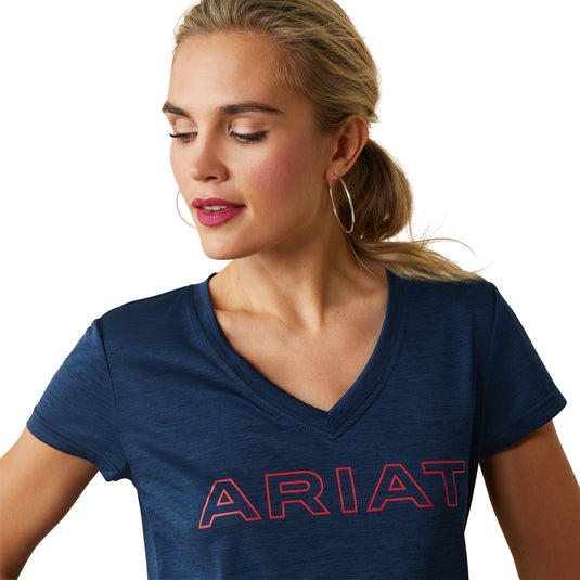 10043610 - Ariat Women's Laguna Logo Top