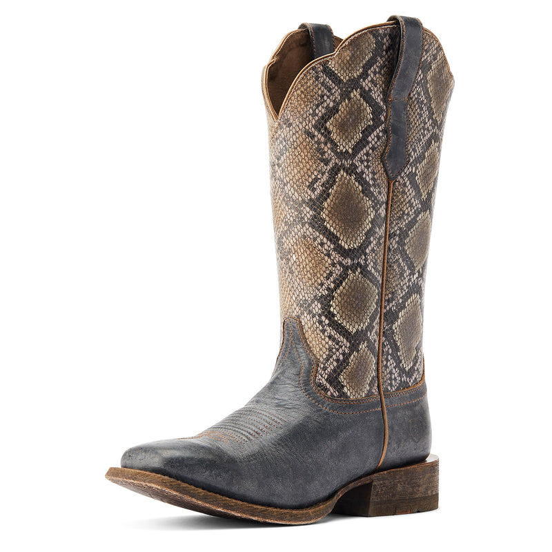 Load image into Gallery viewer, 10044406 - Ariat Women's Frontier Farrah Wide Square Toe Western Boot
