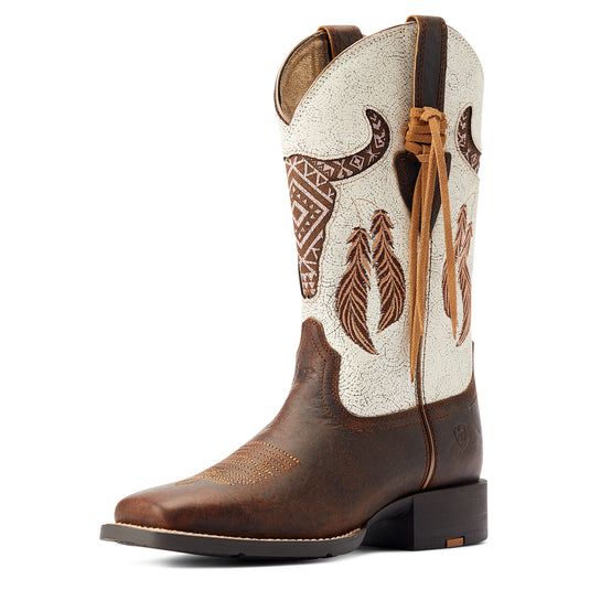 10044434 - Ariat Women's Round Up Southwest StretchFit Western Boot