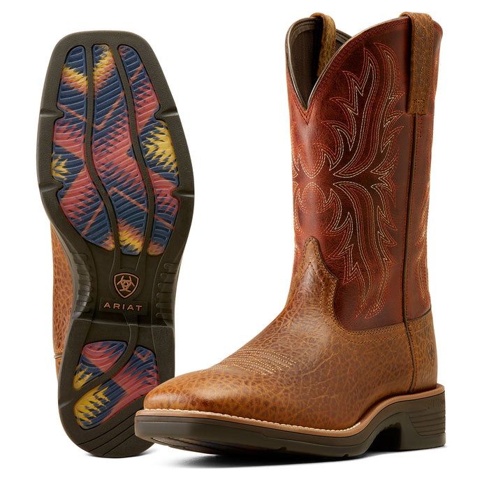 10050961 - Ariat Men's Ridgeback Tan Bull Cowboy Boot