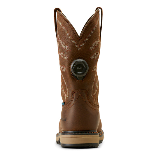 10050831 - Ariat Women's Riveter Pull-On BOA CSA Waterproof Composite Toe Work Boot