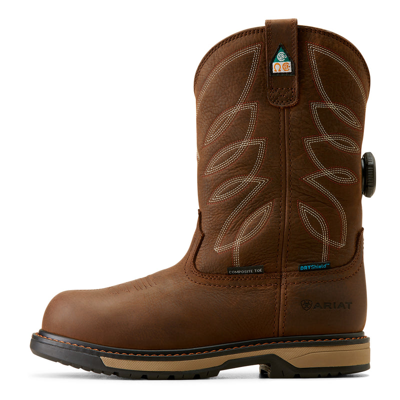 Load image into Gallery viewer, 10050831 - Ariat Women's Riveter Pull-On BOA CSA Waterproof Composite Toe Work Boot
