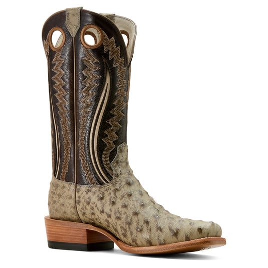 10058167 - Ariat Men's Futurity Outlaw Full Quill Ostrich Cowboy Boot