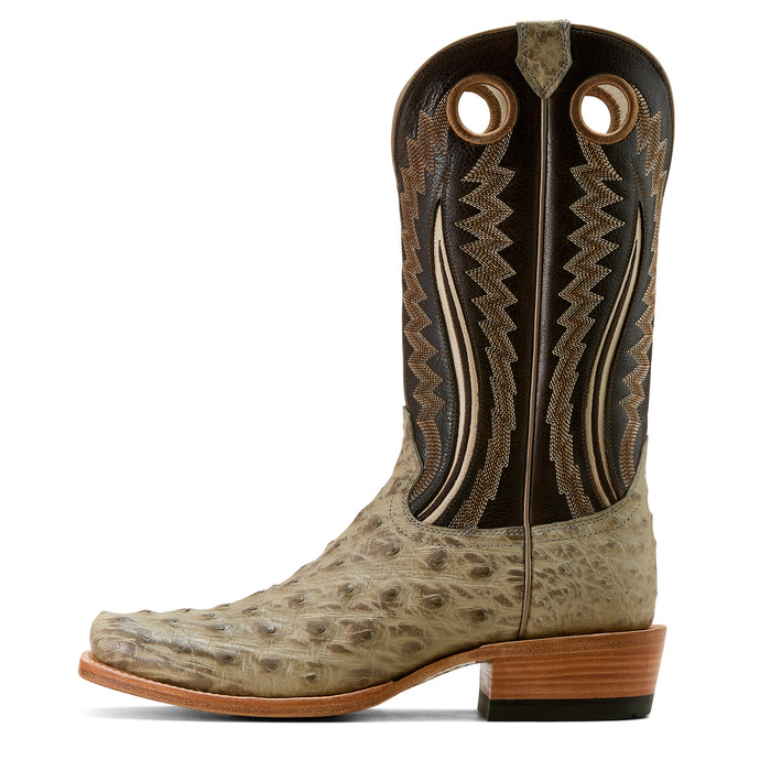 10058167 - Ariat Men's Futurity Outlaw Full Quill Ostrich Cowboy Boot